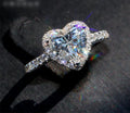 The Eternal Heart Halo Pavé Ring