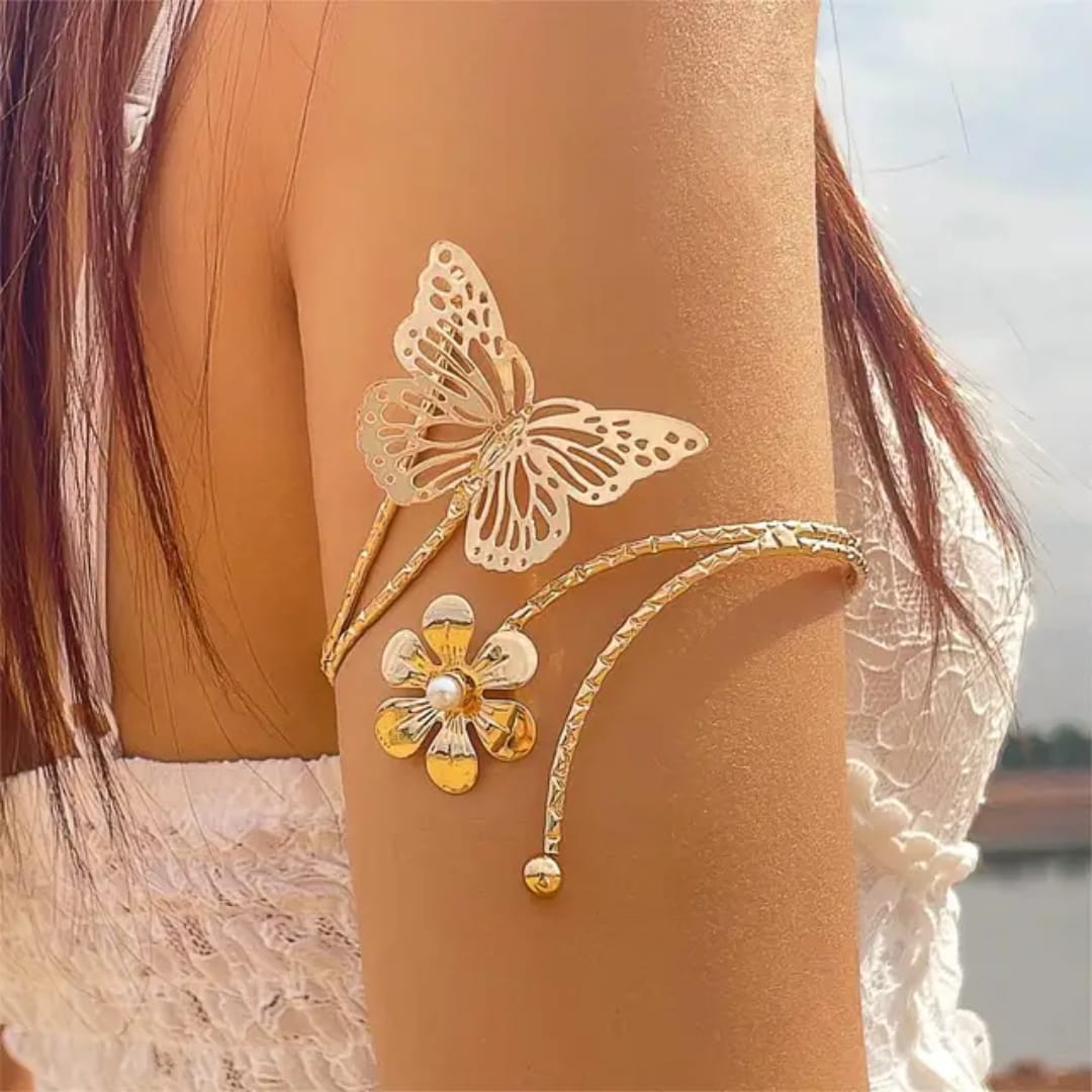 Butterfly and Blossom Upper Arm Band
