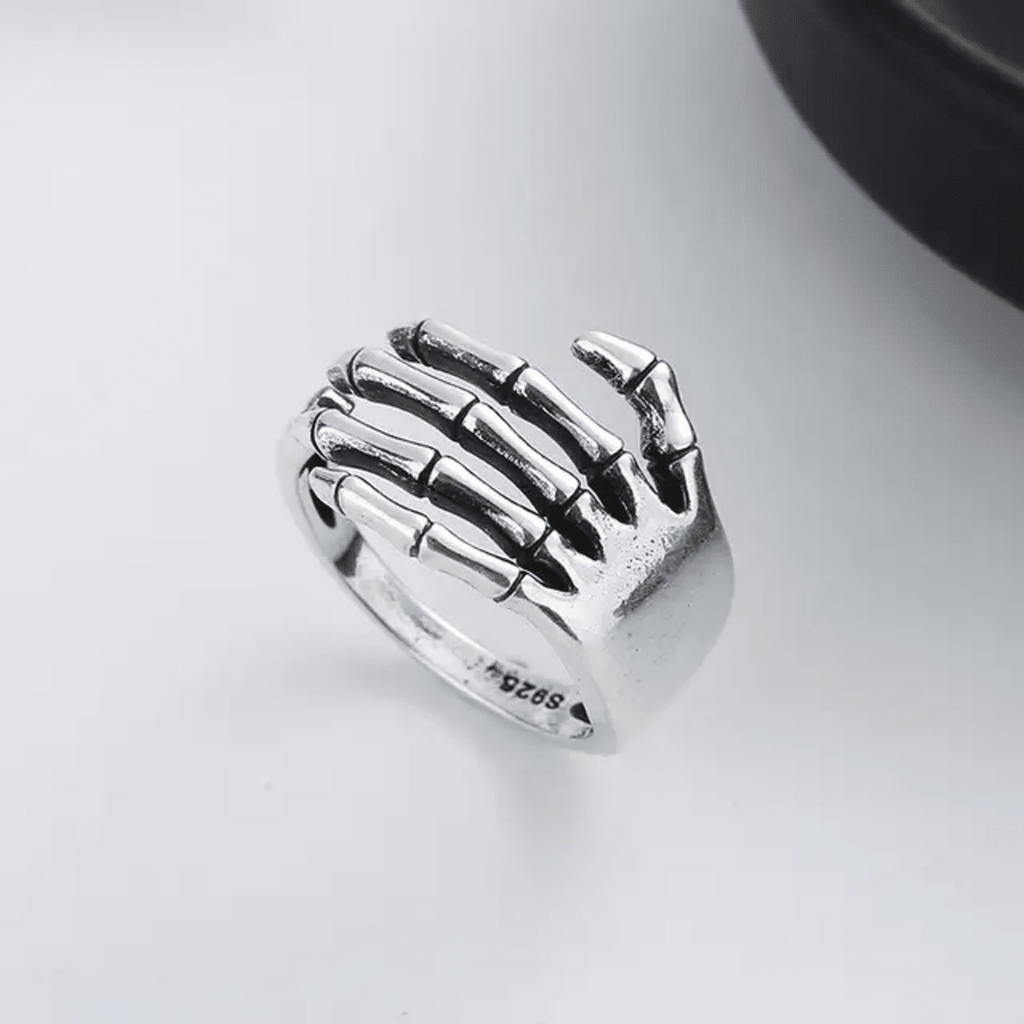 The Gothic Skeleton Hand Wrap Ring