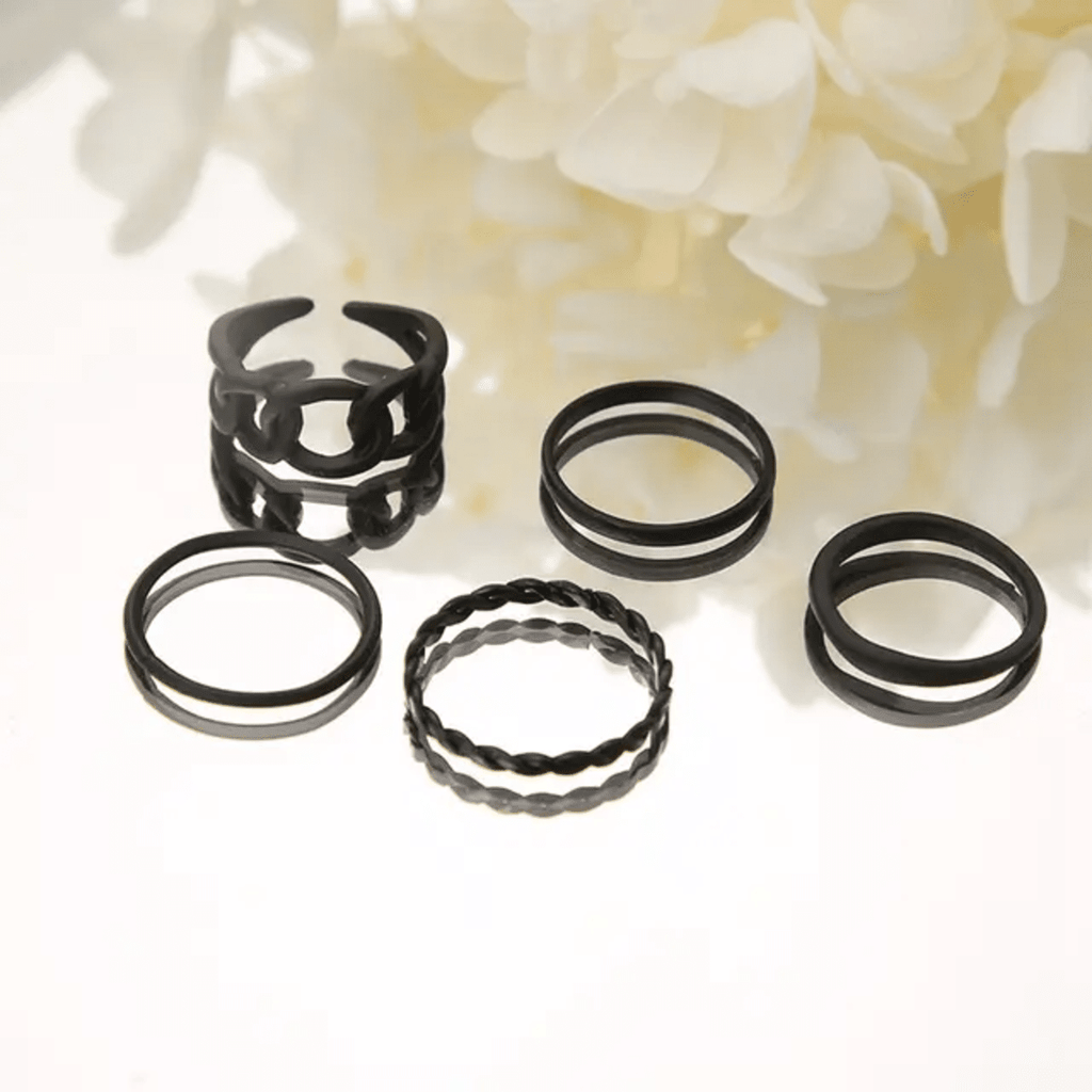 The Midnight Noir Matte Black Ring