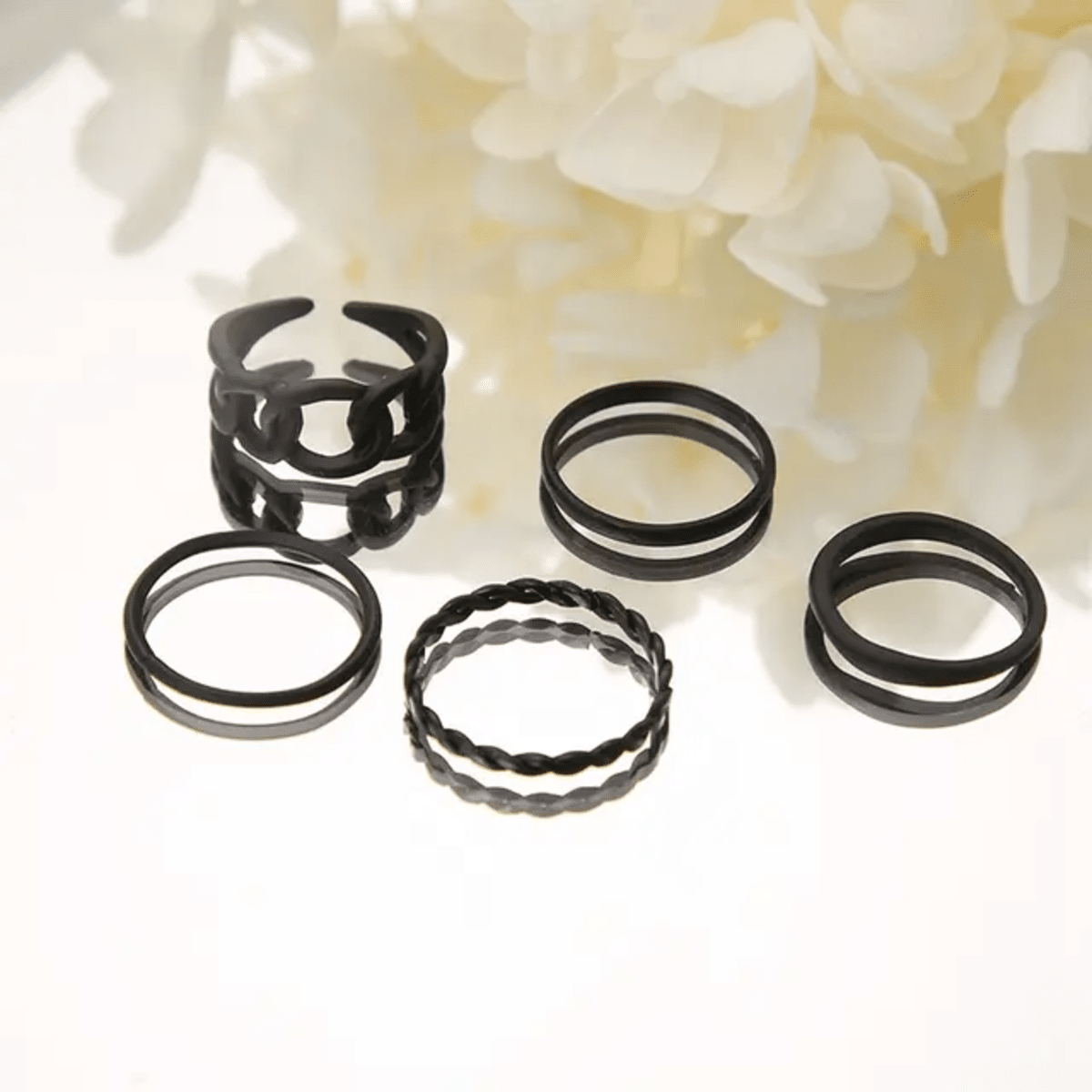 The Midnight Noir Matte Black Ring