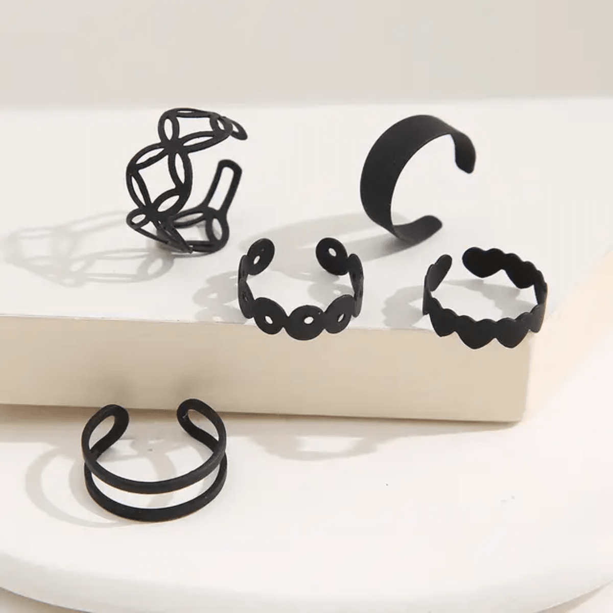 The Midnight Noir Matte Black Ring