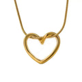 The Hot Gold Knotted Heart Pendant