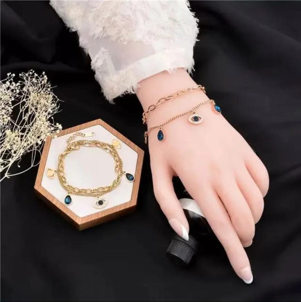 Mystic Protection Layered Charm Bracelet