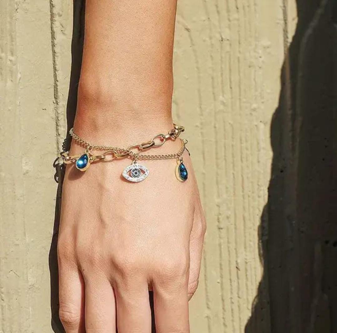 Mystic Protection Layered Charm Bracelet