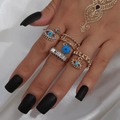The Bohemian Evil Eye & Turquoise Ring