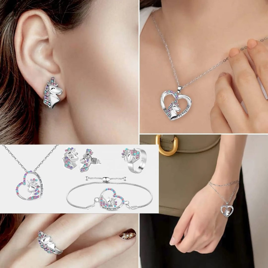 The "You Are Magical" Unicorn Jewelry Set
