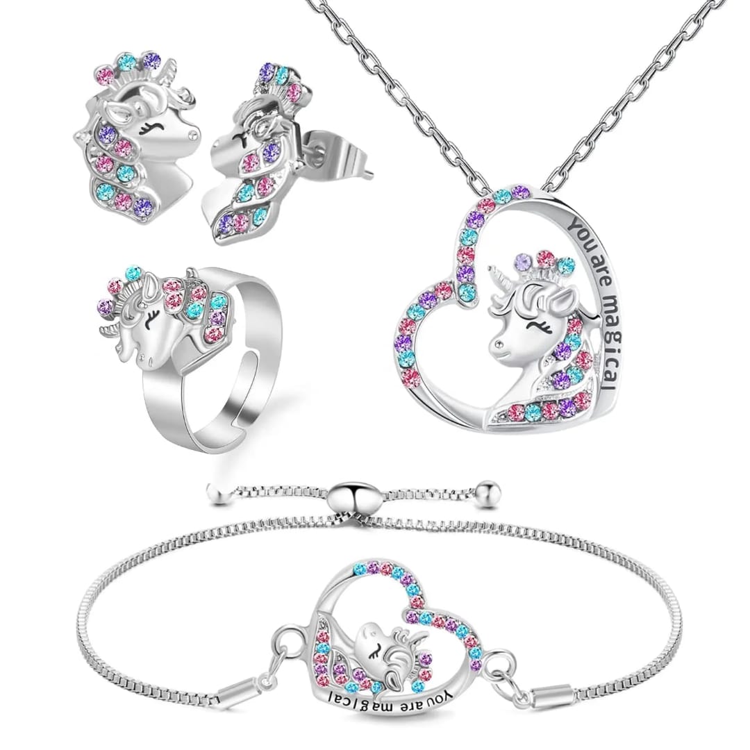 The "You Are Magical" Unicorn Jewelry Set