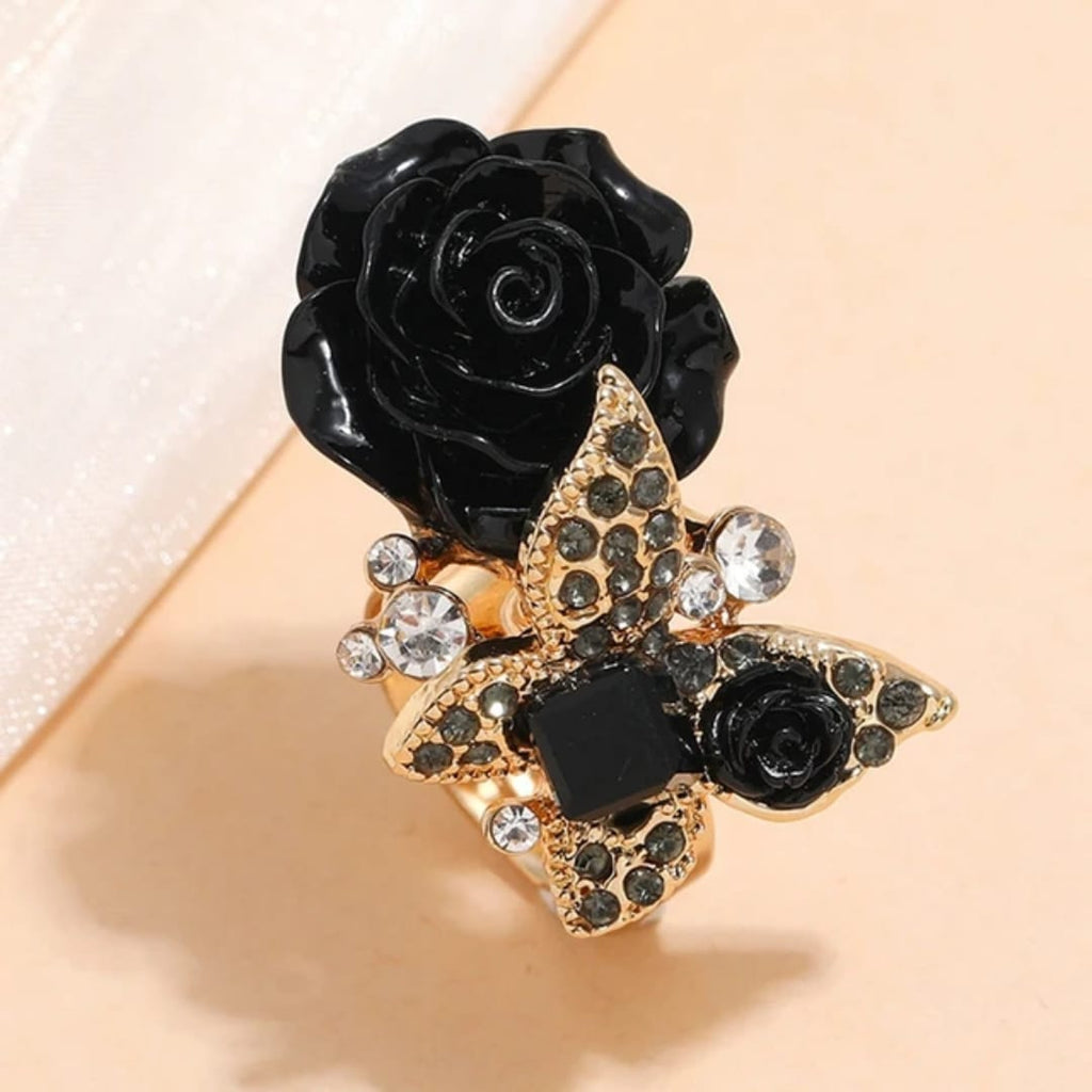 The Monarch Rose Cocktail Ring