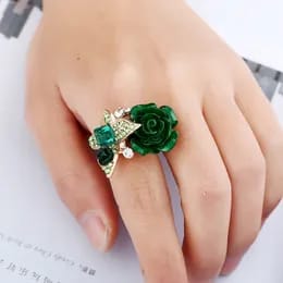 The Monarch Rose Cocktail Ring